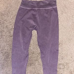 Purple leggings